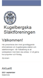 Mobile Screenshot of kugelberg.info